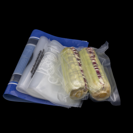カスタム印刷されたエンボスバリア真空ポーチバッグ食品グレードのプラスチック収納シール包装袋食品包装用