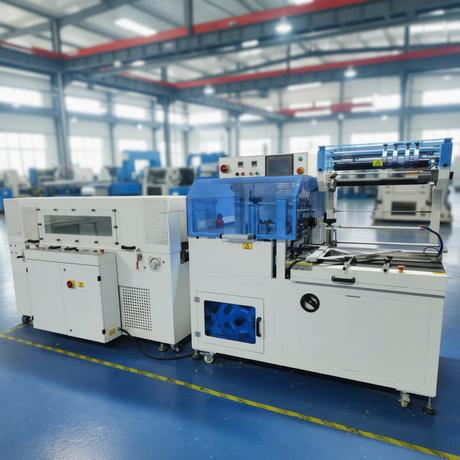 全自動 L726 高速シュリンクラッパーパッカーボトル包装用シュリンクラップトンネル付き熱収縮包装機