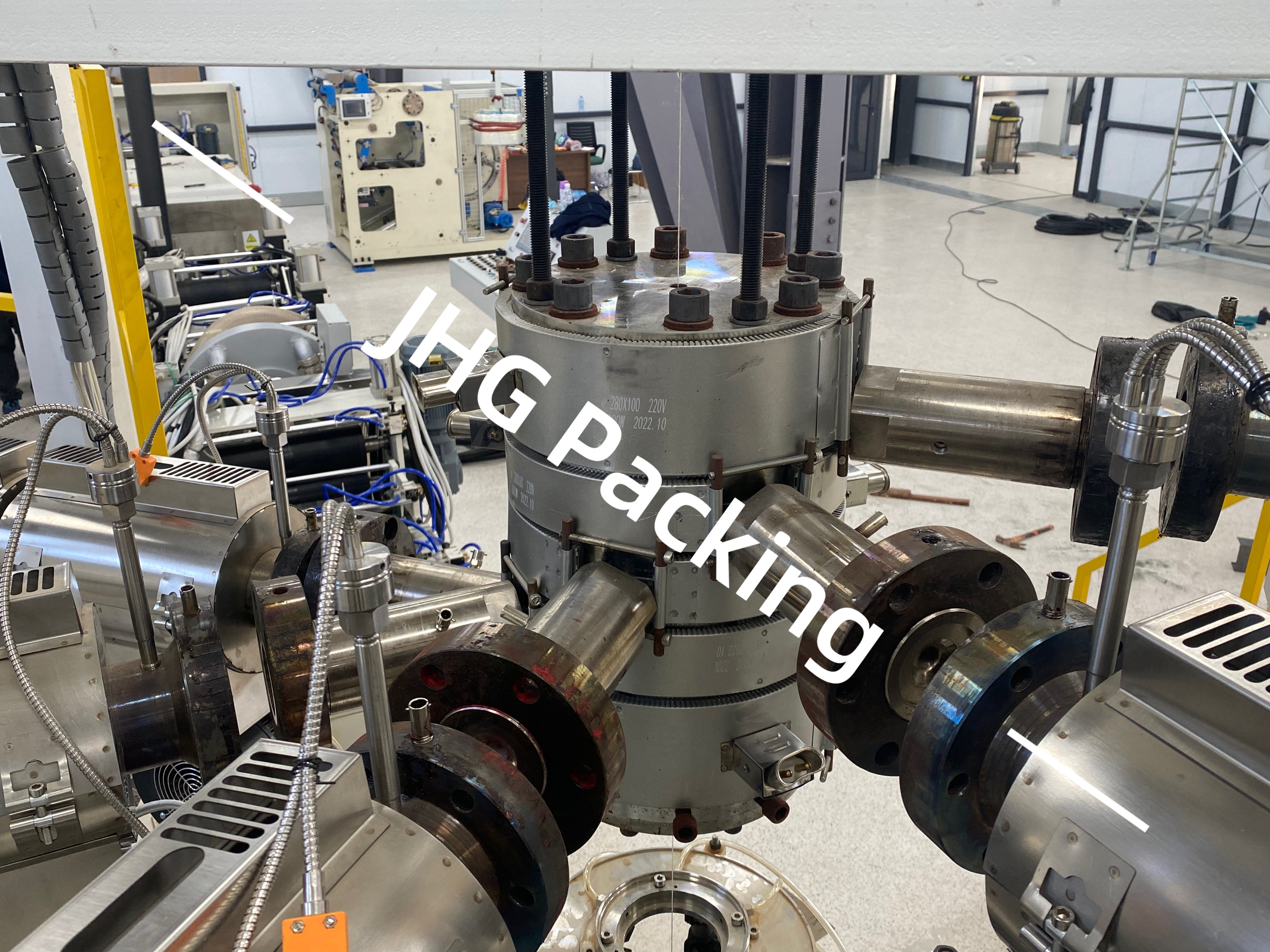 カスタマイズ可能な 3 ～ 5 層多層共押出プラスチック ソーセージ ケーシング押出ライン