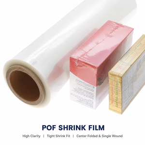 経済的な架橋ポリオレフィン POF 熱収縮ラップ包装フィルム
