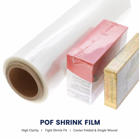 経済的な架橋ポリオレフィン POF 熱収縮ラップ包装フィルム